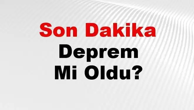 Bursa'da Son Dakika Deprem: Neler Oluyor, Ne Zaman Gerçekleşti?