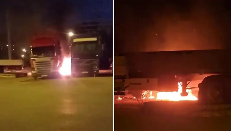 Park Halindeki Tırlara Ateş Veren Şahıslar Yakalandı: Olayın Ardındaki Gerçekler