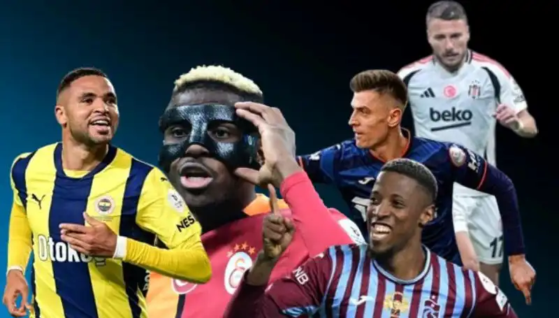 Süper Lig Gol Krallığı Yarışı: Osimhen, Banza ve En-Nesyri'nin Performansları