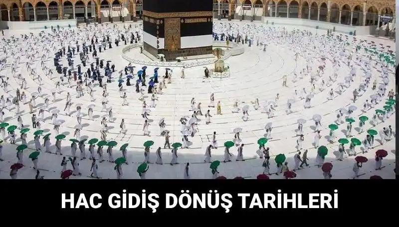 2025 Hac Tarihleri Açıklandı: Hacca Gidiş ve Dönüş Zamanları