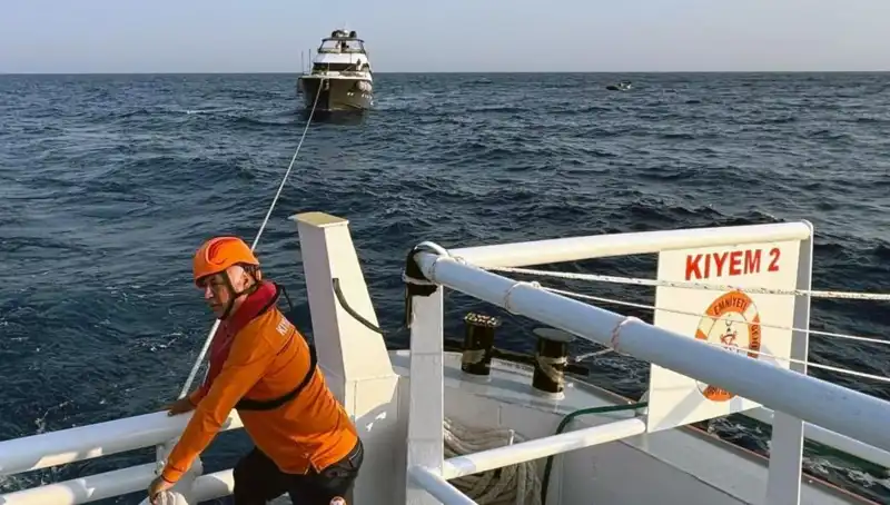 Marmaris Açıklarında Sürüklenen Tekne Alarm Verdi: Kurtarma Operasyonu Başladı