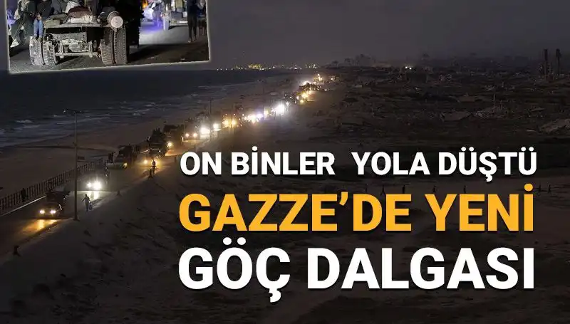Gazze'de Yeni Göç Dalgası: Savaş ve İnsani Kriz Derinleşiyor