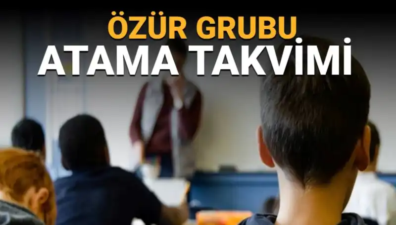 Öğretmenlerin İçi Mazeret Yer Değiştirme Duyurusu: Özür Grubu Atama Başvuruları Ne Zaman?