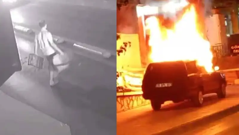Eşinin Boşanma Talebine Çılgınca Yanıt: Aracı Yaktı!