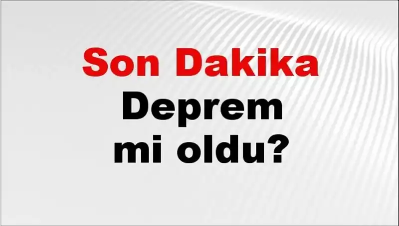 Türkiye’de Son Dakika Deprem Gelişmeleri: 8 Şubat 2026 Dikkat Çekiyor!